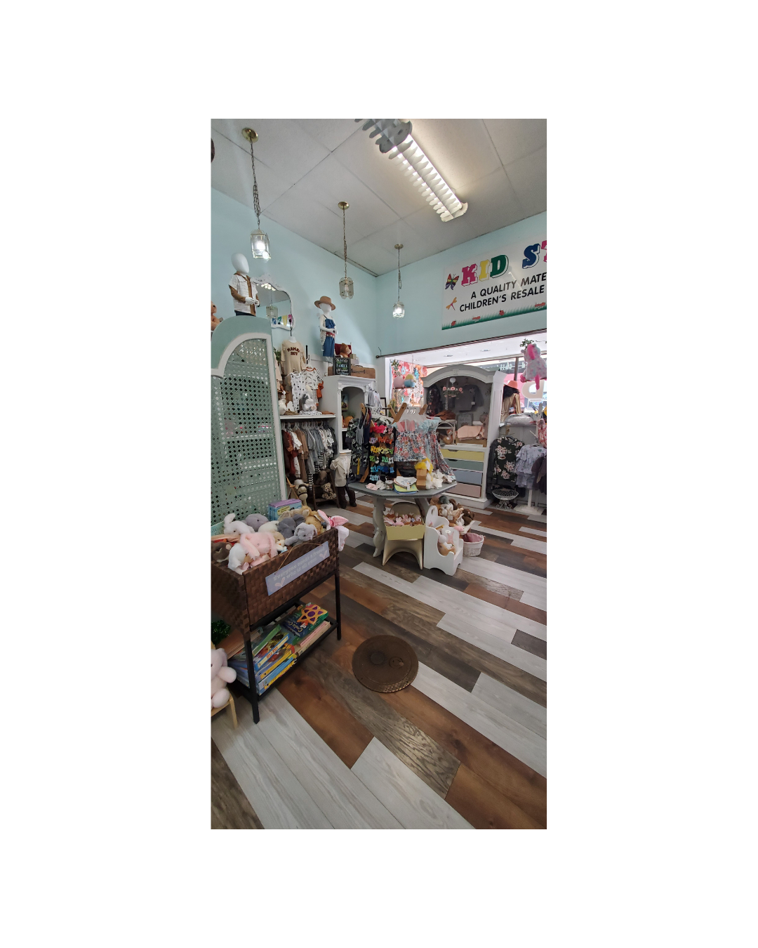 Kid Stuff checkout and interior
