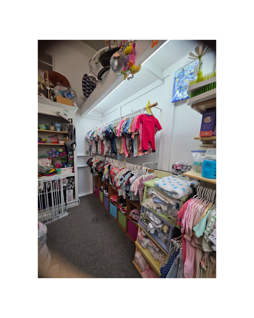 Kid Stuff clothing section