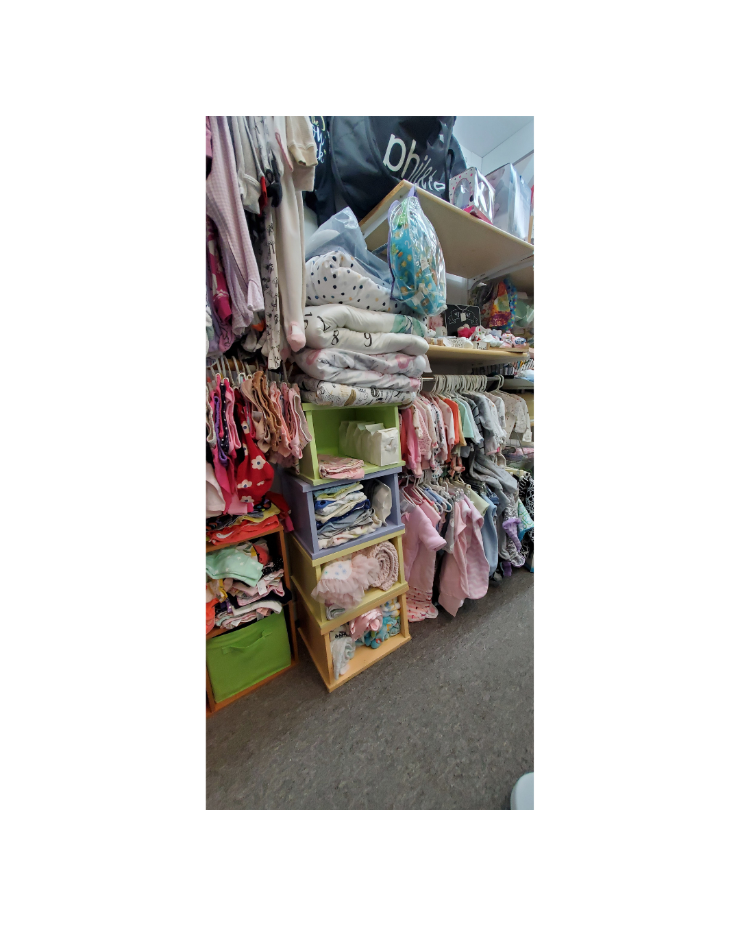 Kid Stuff accessories and display section