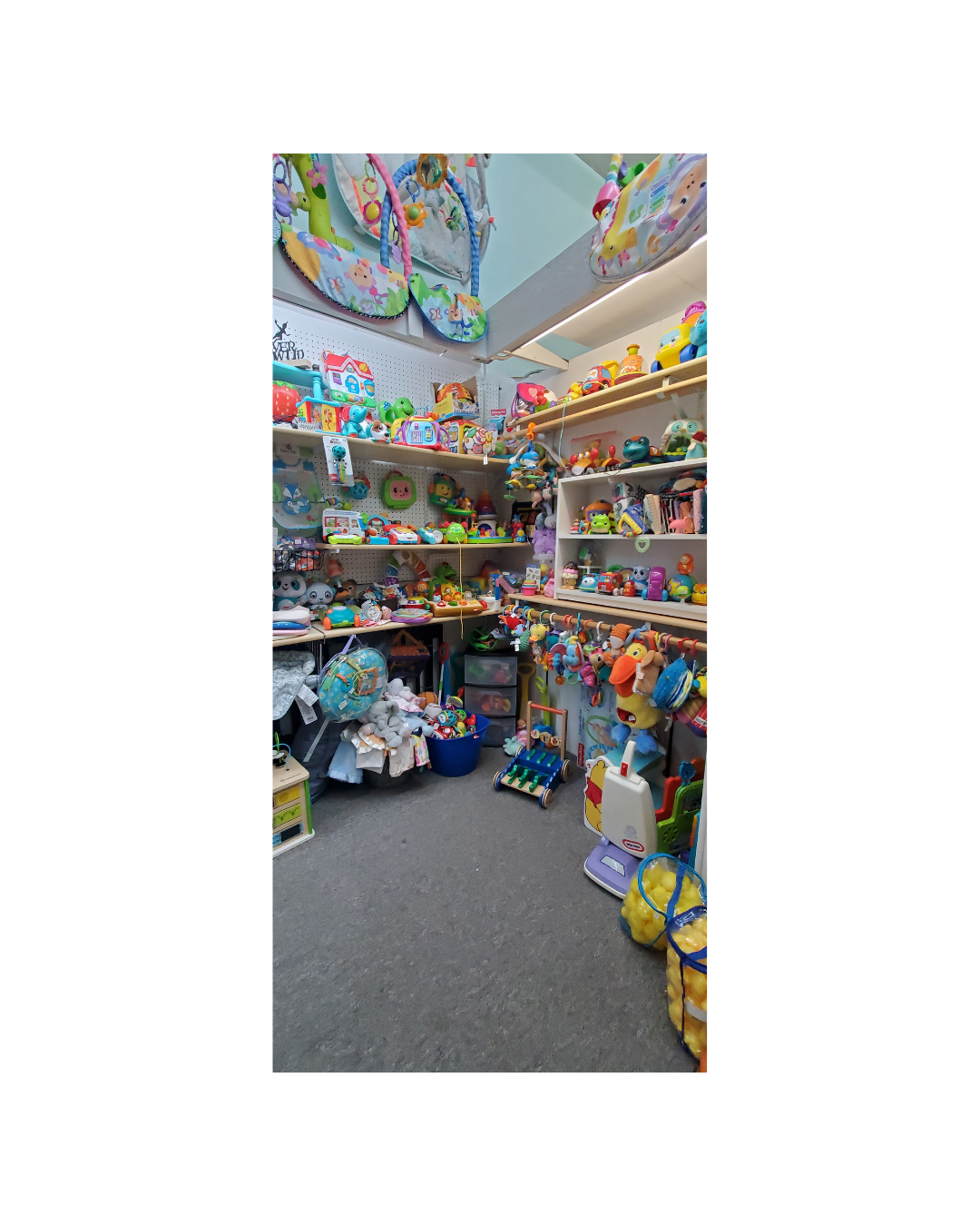 Kid Stuff toy aisle overview