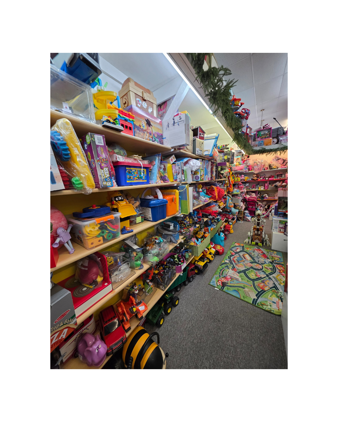 Kid Stuff toy aisle shelves