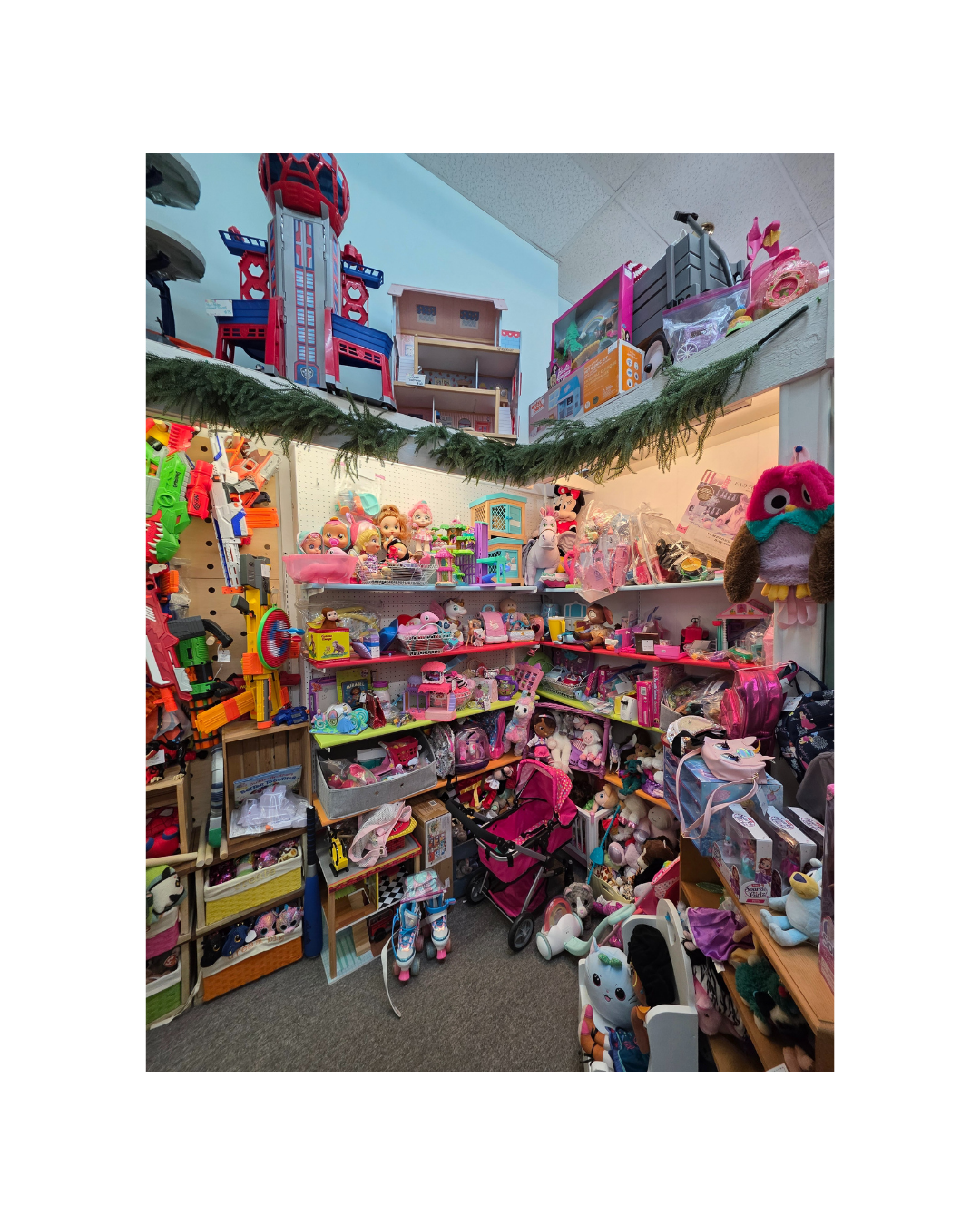 Kid Stuff toy shelves